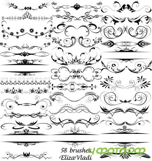 decor element brushes