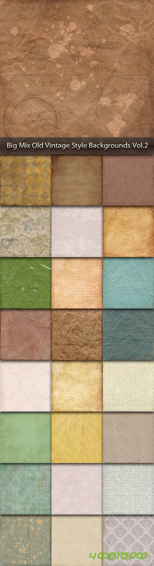 Big Mix Old Vintage Style Backgrounds Vol.2