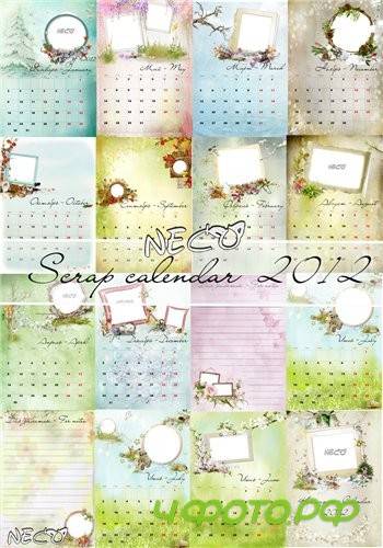 Scrap calendar - ����� ��������� �� 2012 ��� ���.2