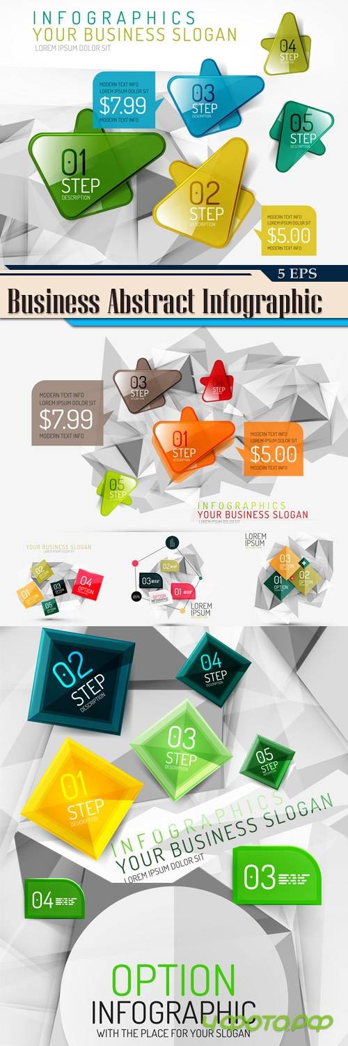 Business Abstract Infographic