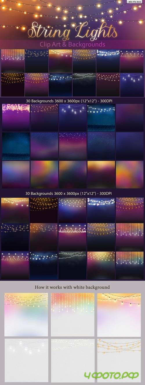 String Lights Clipart - 686195
