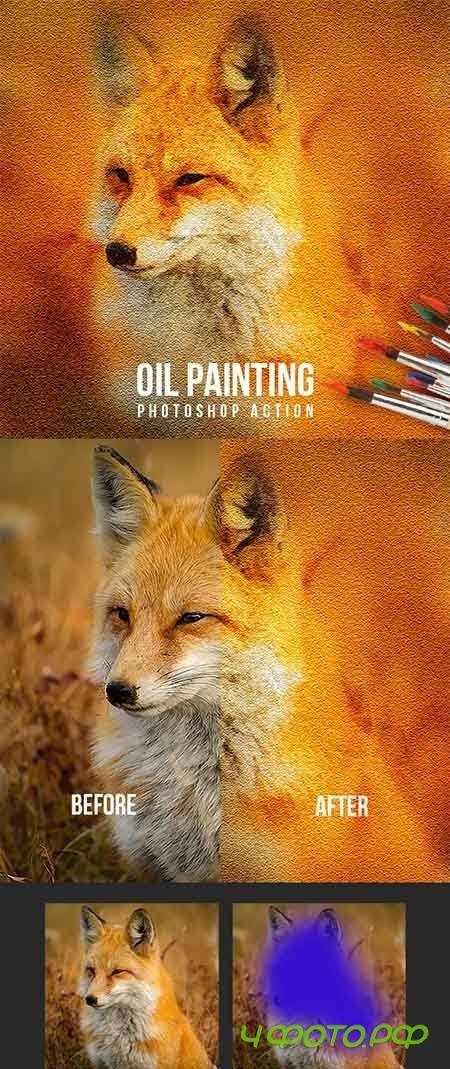 Oil Painting Photoshop Action 19175001