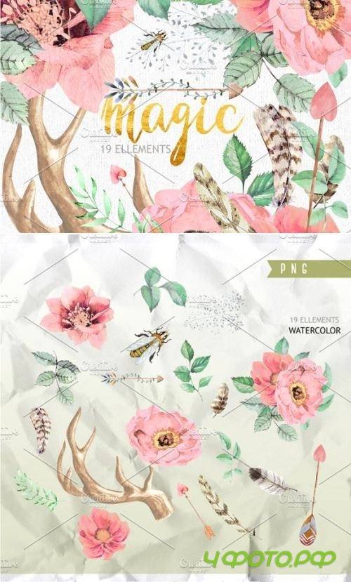 Tribe & Flower boho bundle 1144692