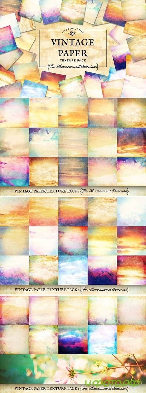 Vintage Paper Textures Heavenward - 1126250