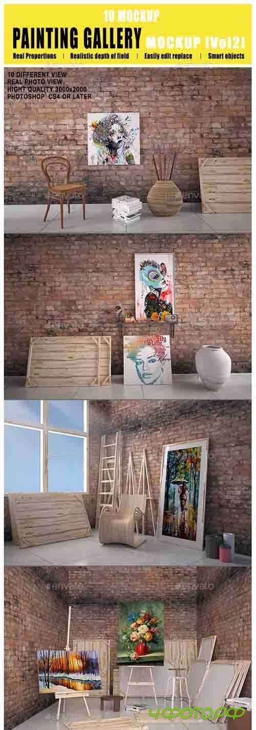 Painting Gallery Mockup [Vol2] - 11033401