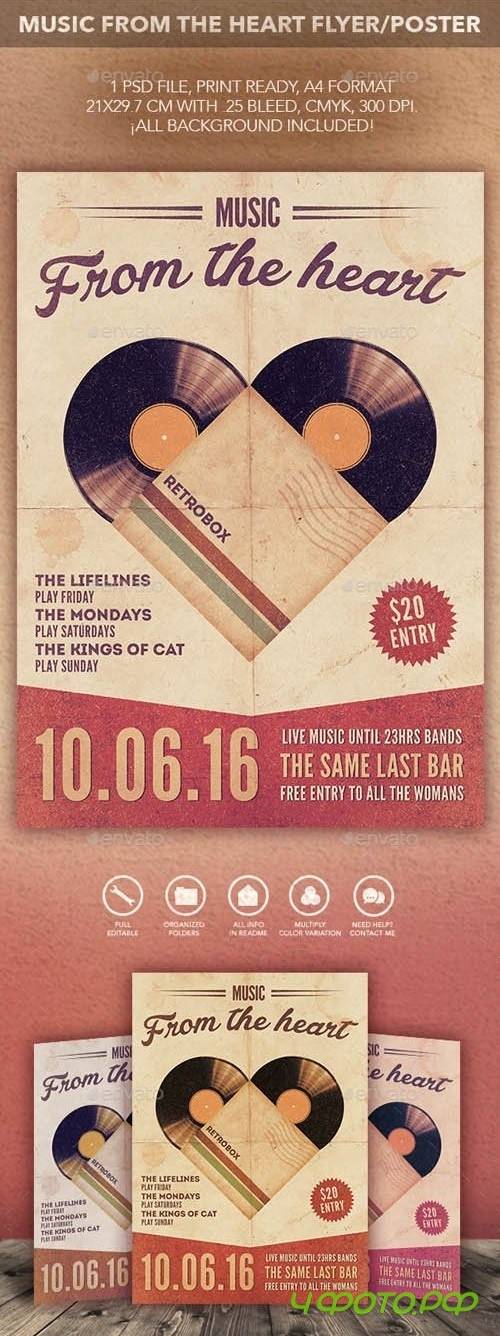 Music From The Heart Flyer Poster - 14089266