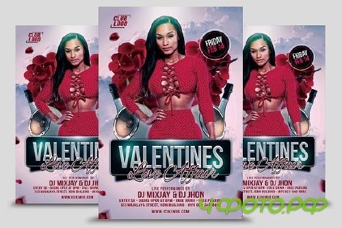Valentines Love Affair Flyer - 1183018