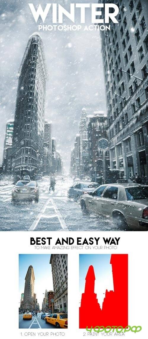 Winter Photoshop Action - 19315141