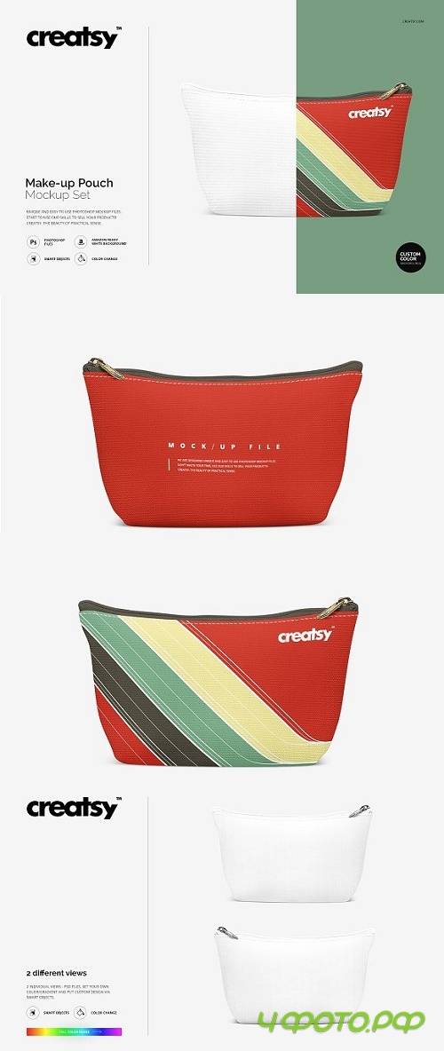 Make-up Pouch Mockup Set 1171890
