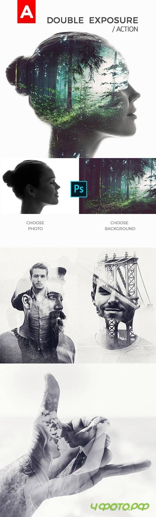 Double Exposure Action - 19489021