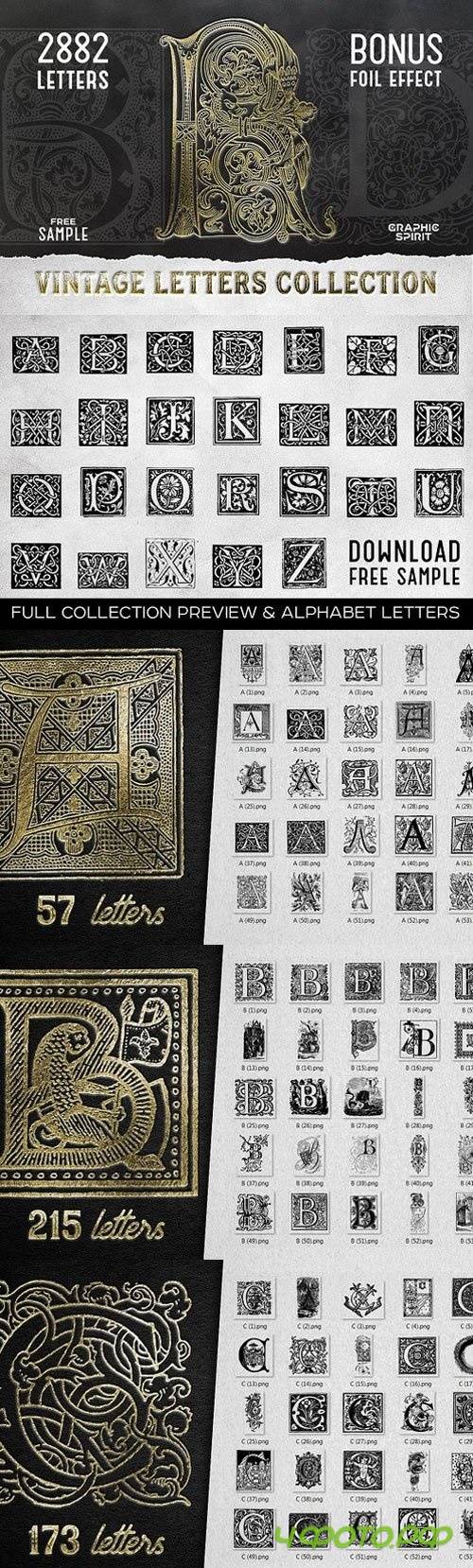 Vintage Letters Collection - 1170716