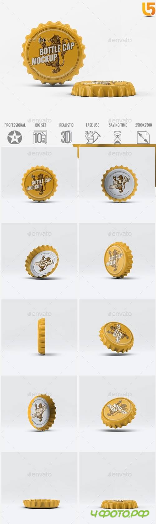 Bottle Cap Mock-Up - 19529678