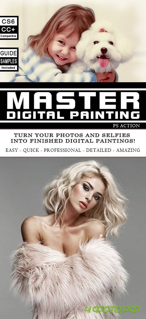 Master Digital Painting - PS Action 19462634