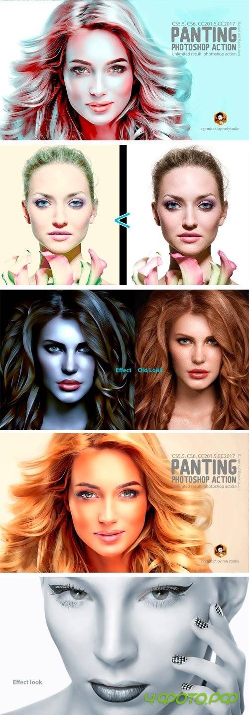 Glamour Retouching Action - 1295587