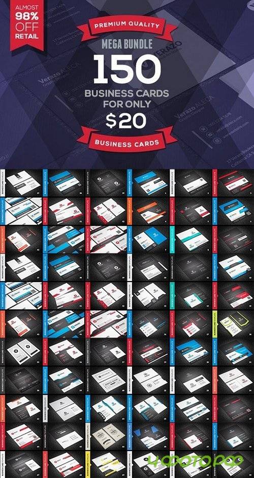 150 Mega Business Cards Bundle 1284215