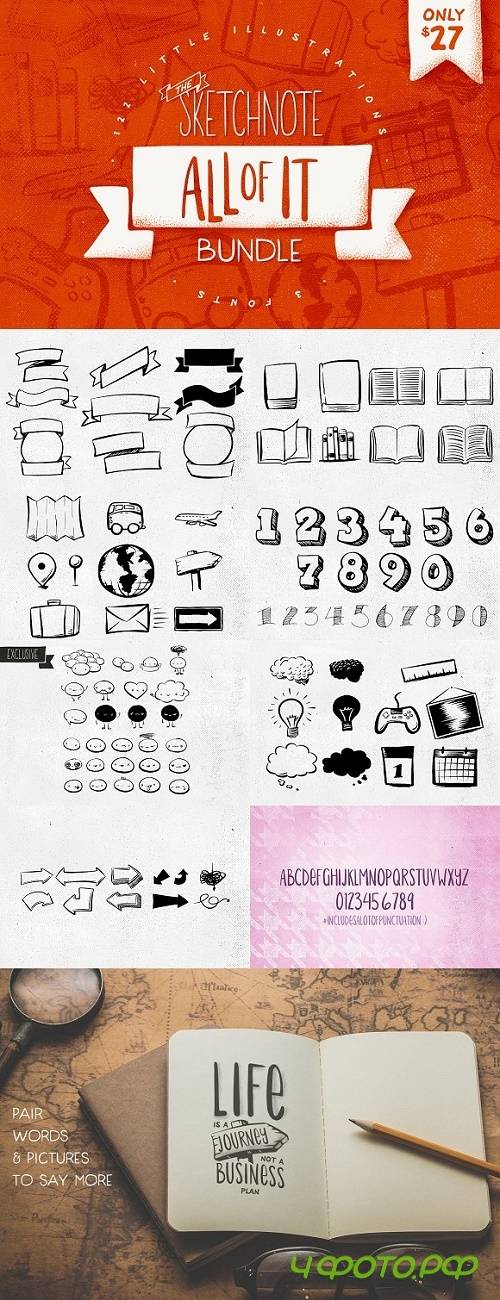 All of It: Sketchnote Bundle 1185030 All of It: Sketchnote Bundle 1185030
