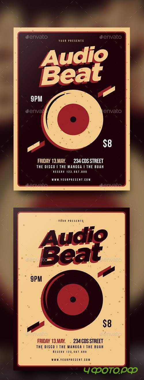 Audio Beat Flyer 16496302