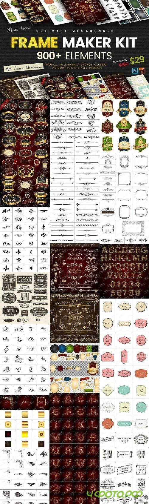 FRAME maker kit | 900+ elements 1274379