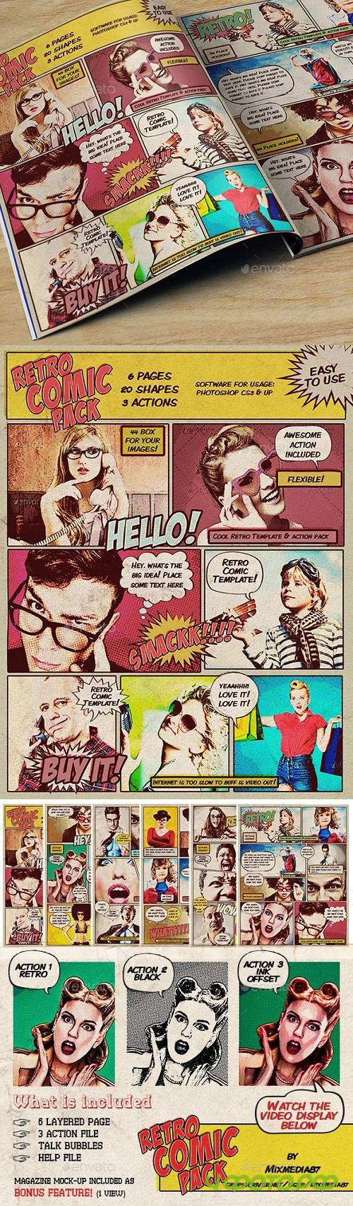 Retro Comic Pack 8954962