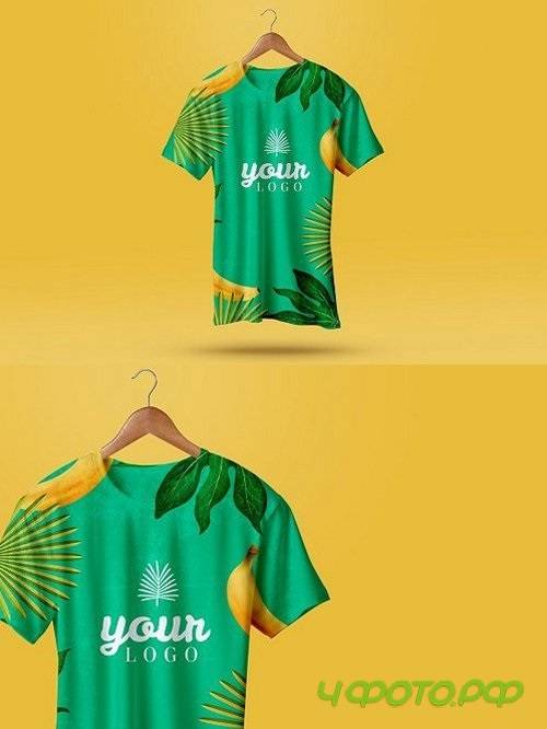 T-Shirt Mockup Template 1351194