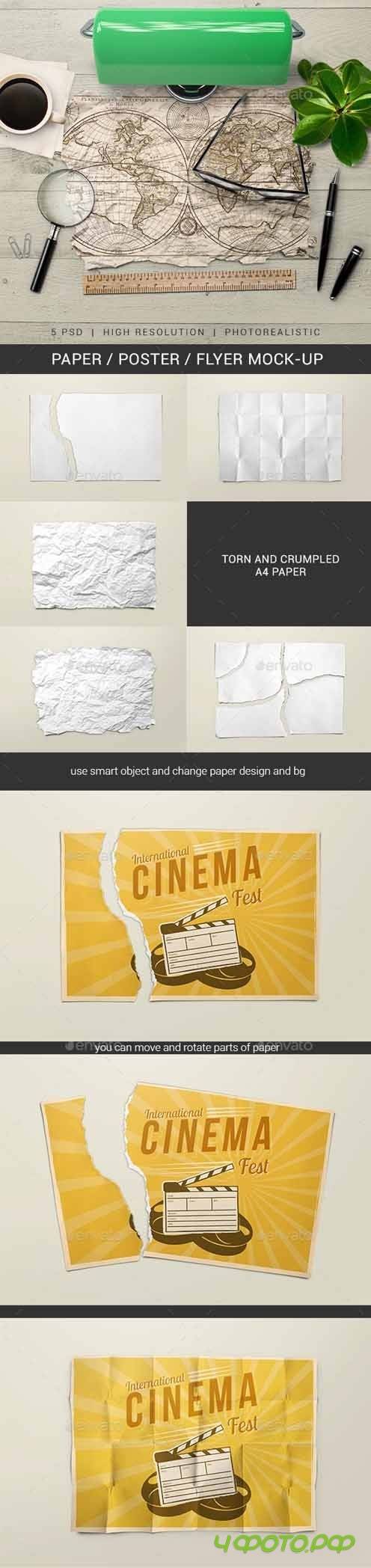 Paper / Poster / Flyer Mock-Up 19568104
