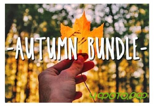 50 Autumn Photoshop Overlays Bundle 1368258