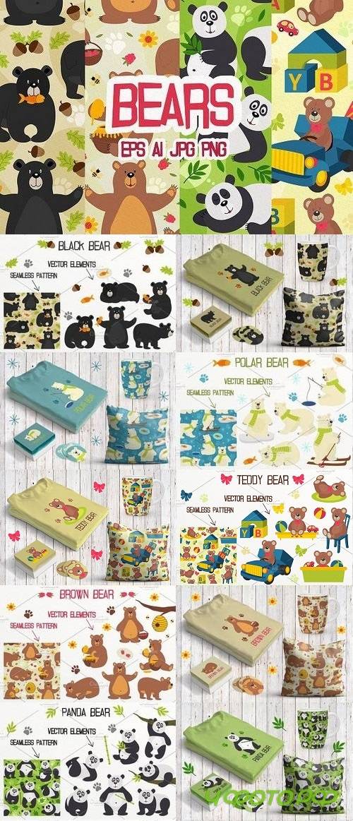 set of different bears 1133382