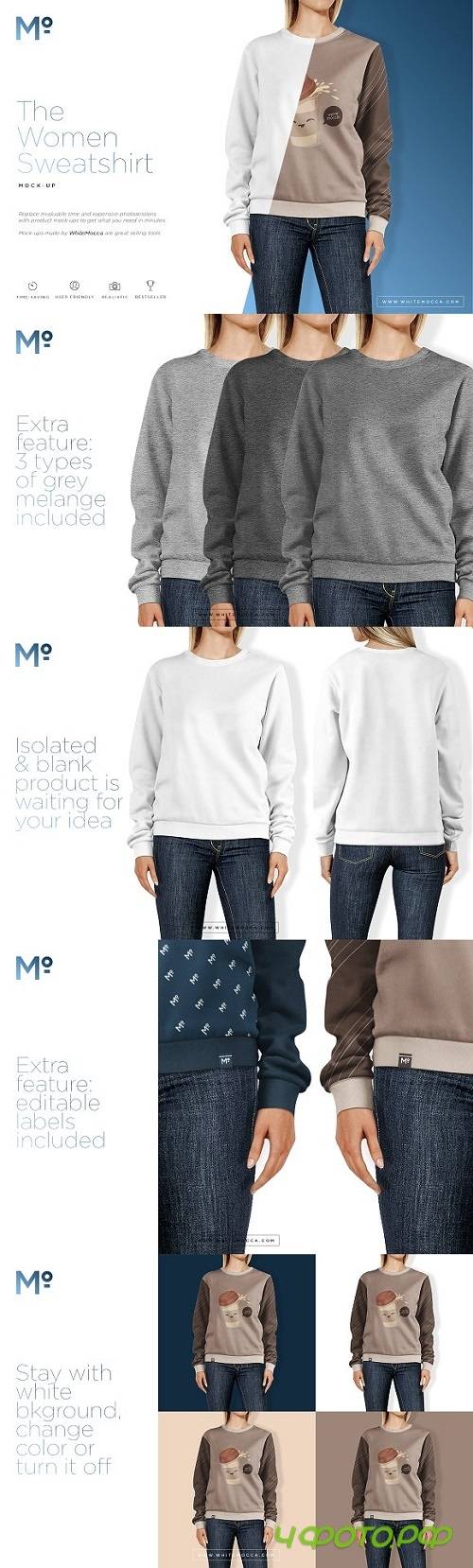 Women Sweatshirt Mock-up 1394619