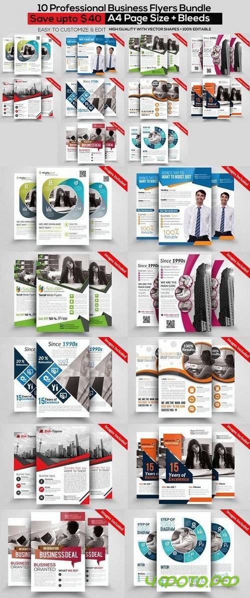 10 Business Corporate Flyer Bundle 787161