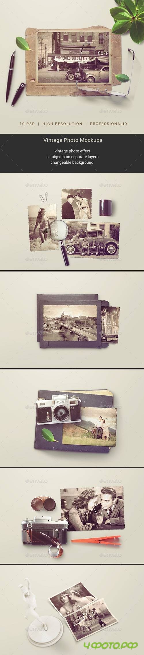 Vintage Photo Mockups 19826367