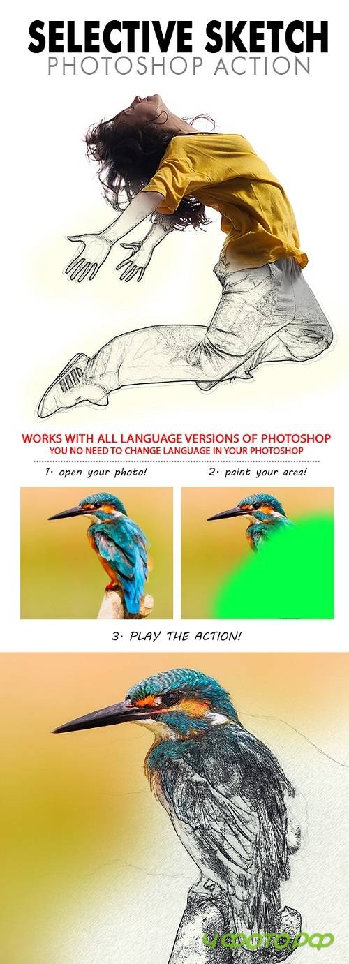 Selective Sketch Action 19740108