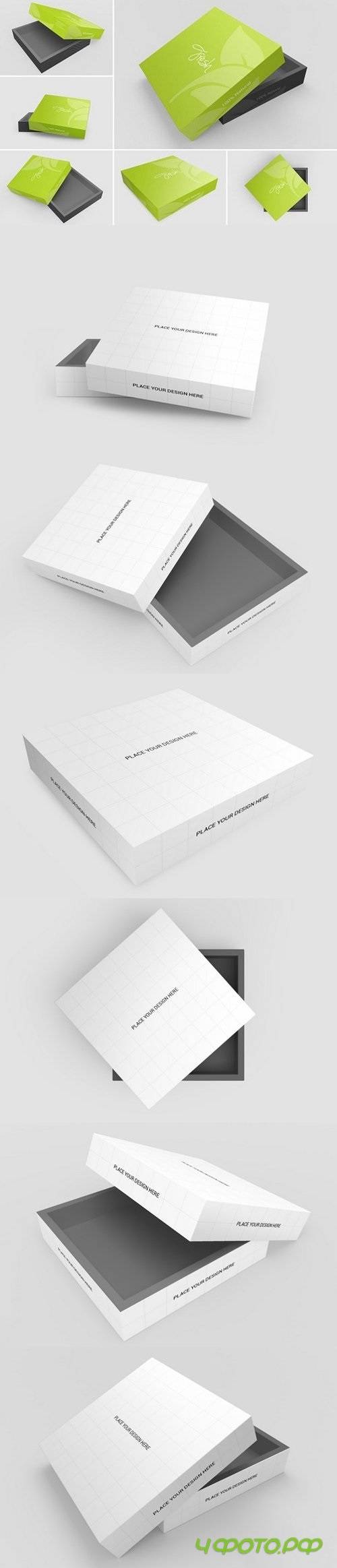 Box Packaging Mockups Bundle - 6psd 921413