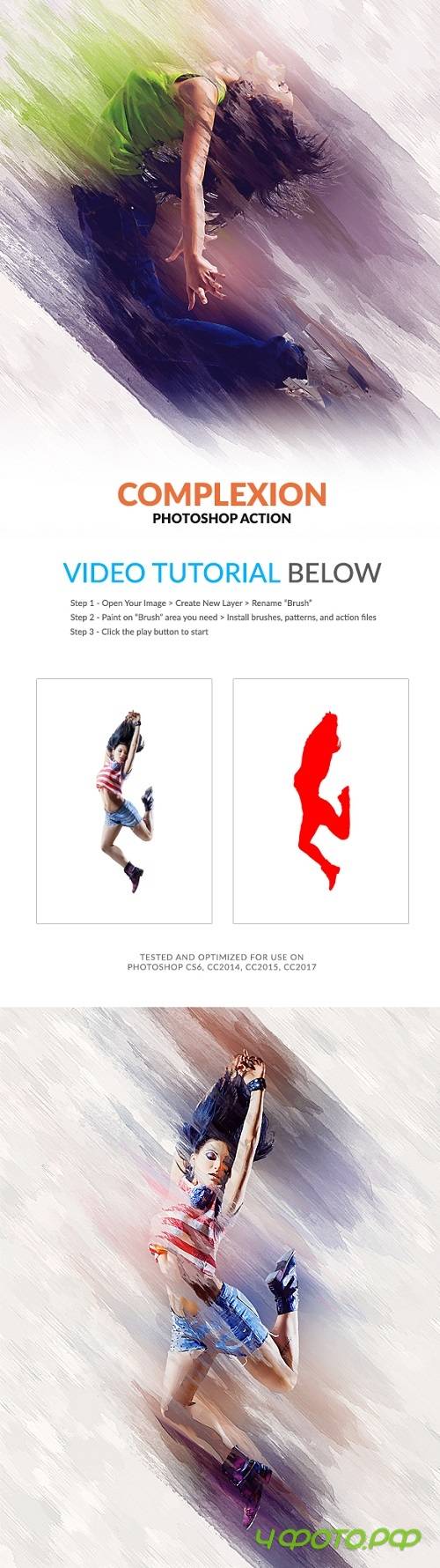 Complexion Photoshop Action 19875458
