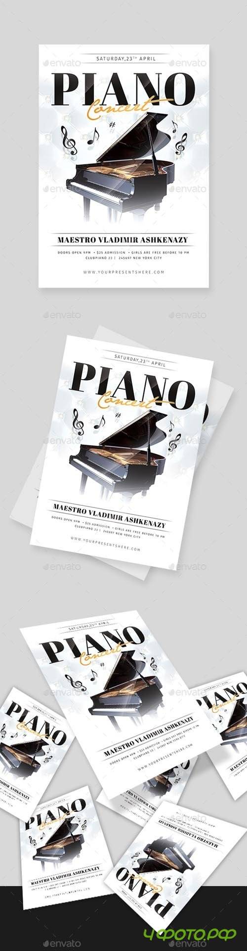 Piano Concert Flyer 19685549