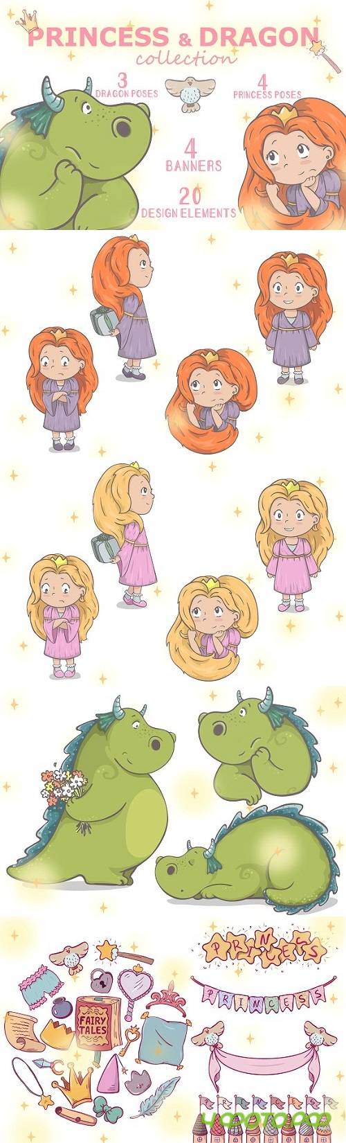 PRINCESS & DRAGON collection - 1477255