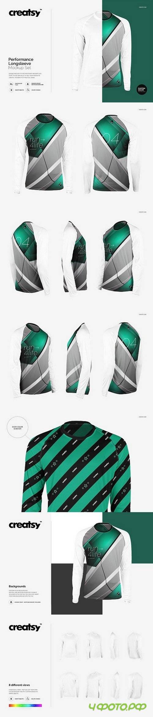 Performance Longsleeve Mockup Set 1423919
