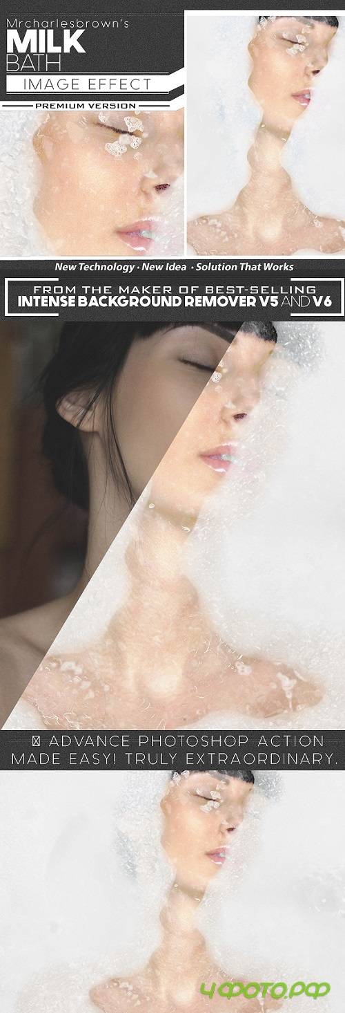 Milk Bath Image Effect 19893887