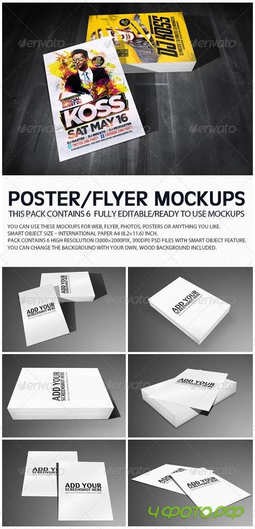 Flyer Poster Mockups 4961550