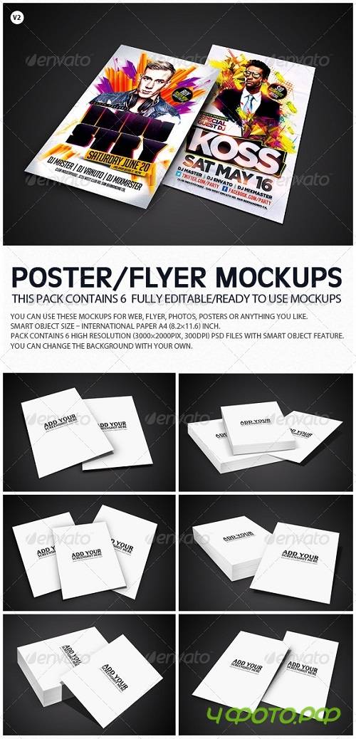 Flyer Poster Mockups V2 5732382