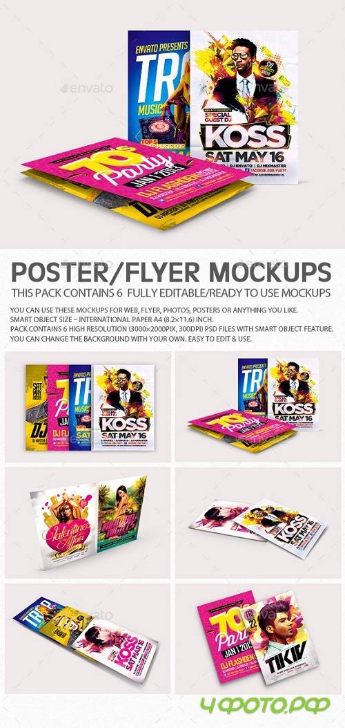 Flyer Poster Mockups V4 8892465