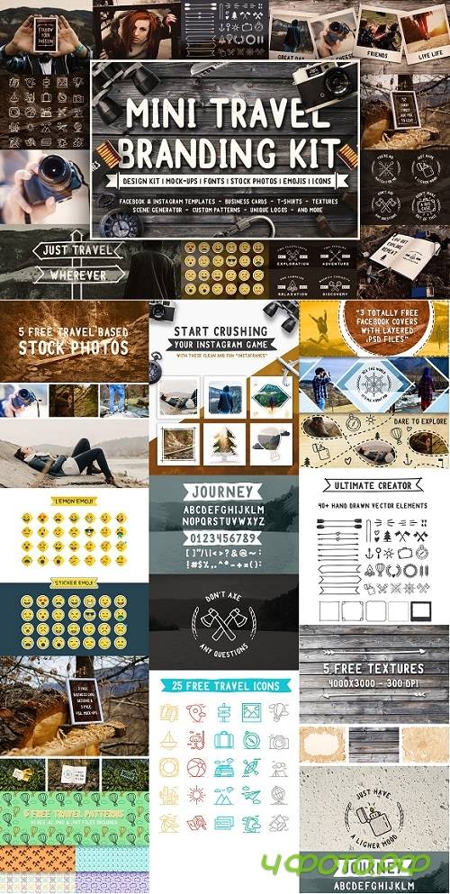 Mini Travel Branding Kit - Preview - 1513551