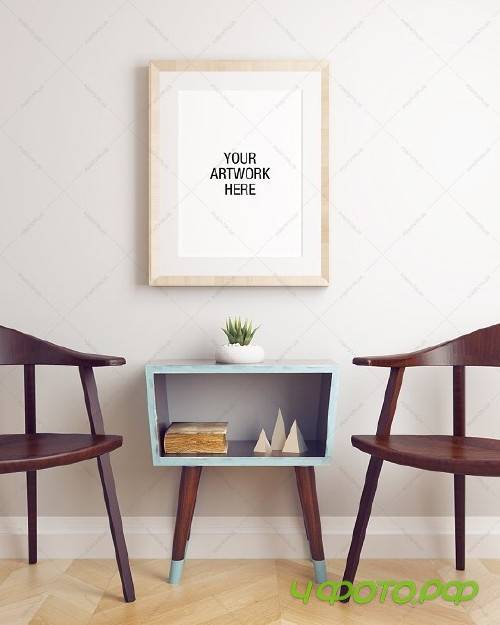 Poster Frame Mockup Mid Century 996881