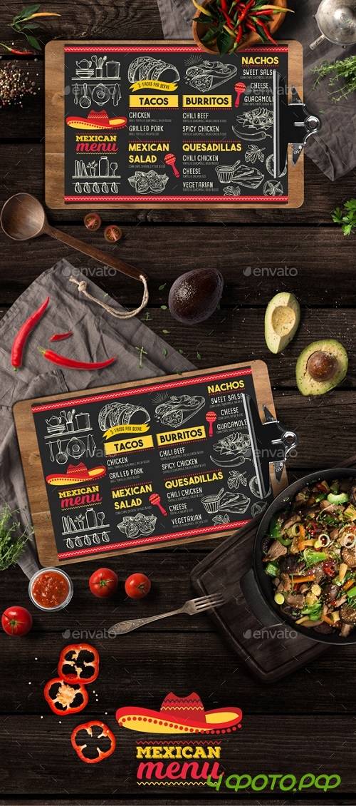 Mexican Food Menu 19781428