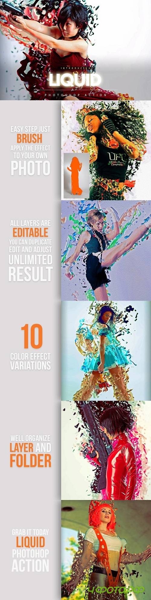 Liquid Photoshop Action 1502907