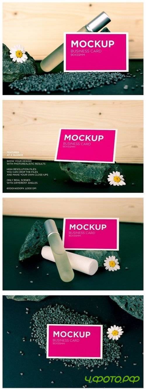 Beauty Business Card Mockup