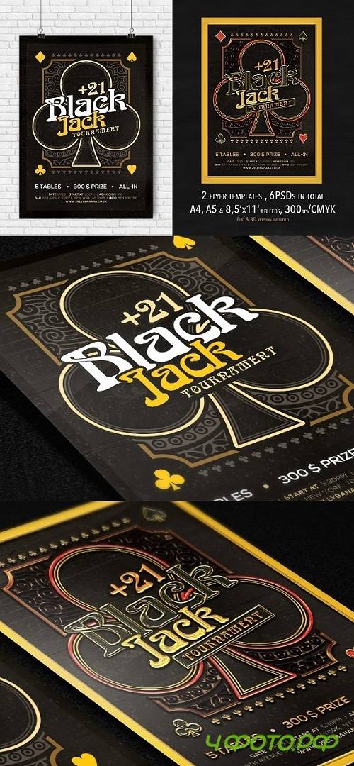 2 Black Jack Mag. Ad, Poster, Flyer 1274971
