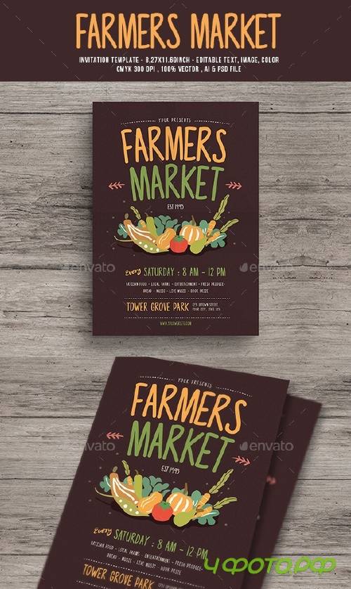 Farmer's market Flyer - 20092615