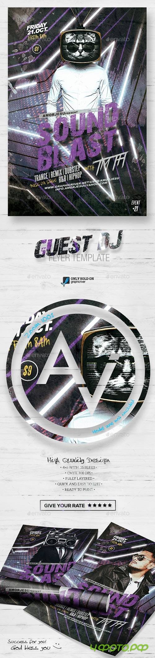 Guest DJ Flyer Template V2 13664610