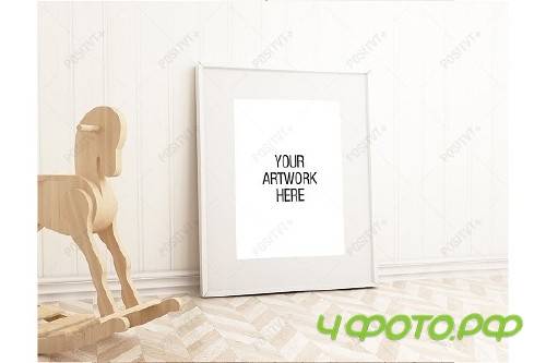 Nursery Poster Mockup Portrait 1266310
