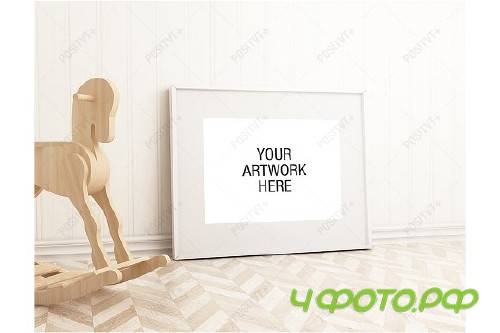 Nursery Poster Mockup Landscape 1266231